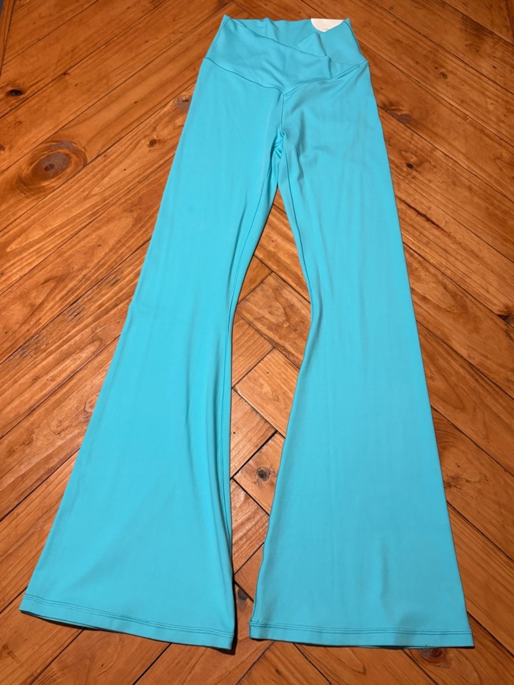 Offline by Aerie Aqua Flared Yoga Pants